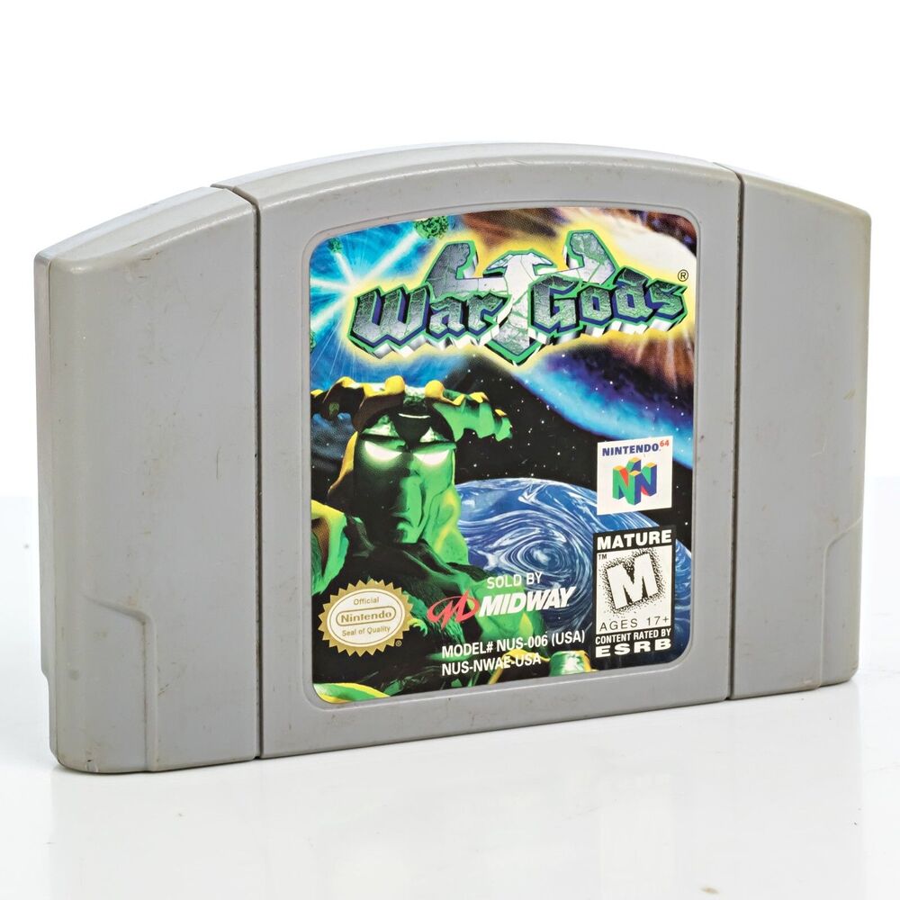 WarGods N64 (Nintendo 64, 1996) Authentic, Tested & Working